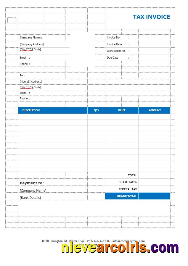 Basic Tax Invoice